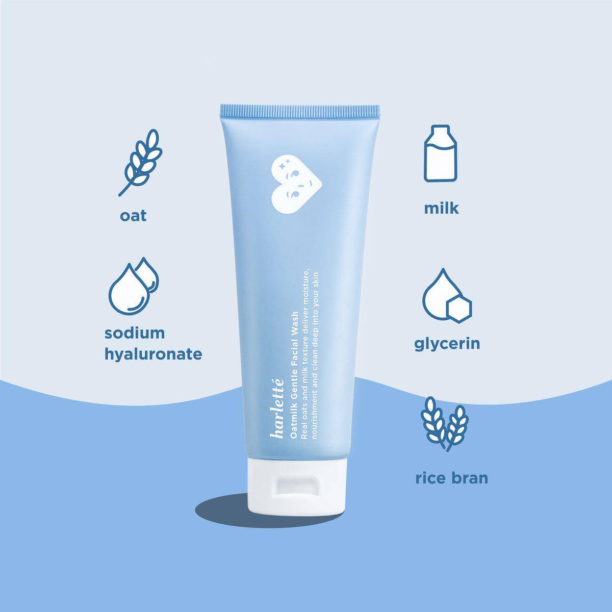Harlette Oatmilk Gentle Facial Wash (harlettebeauty.com)
