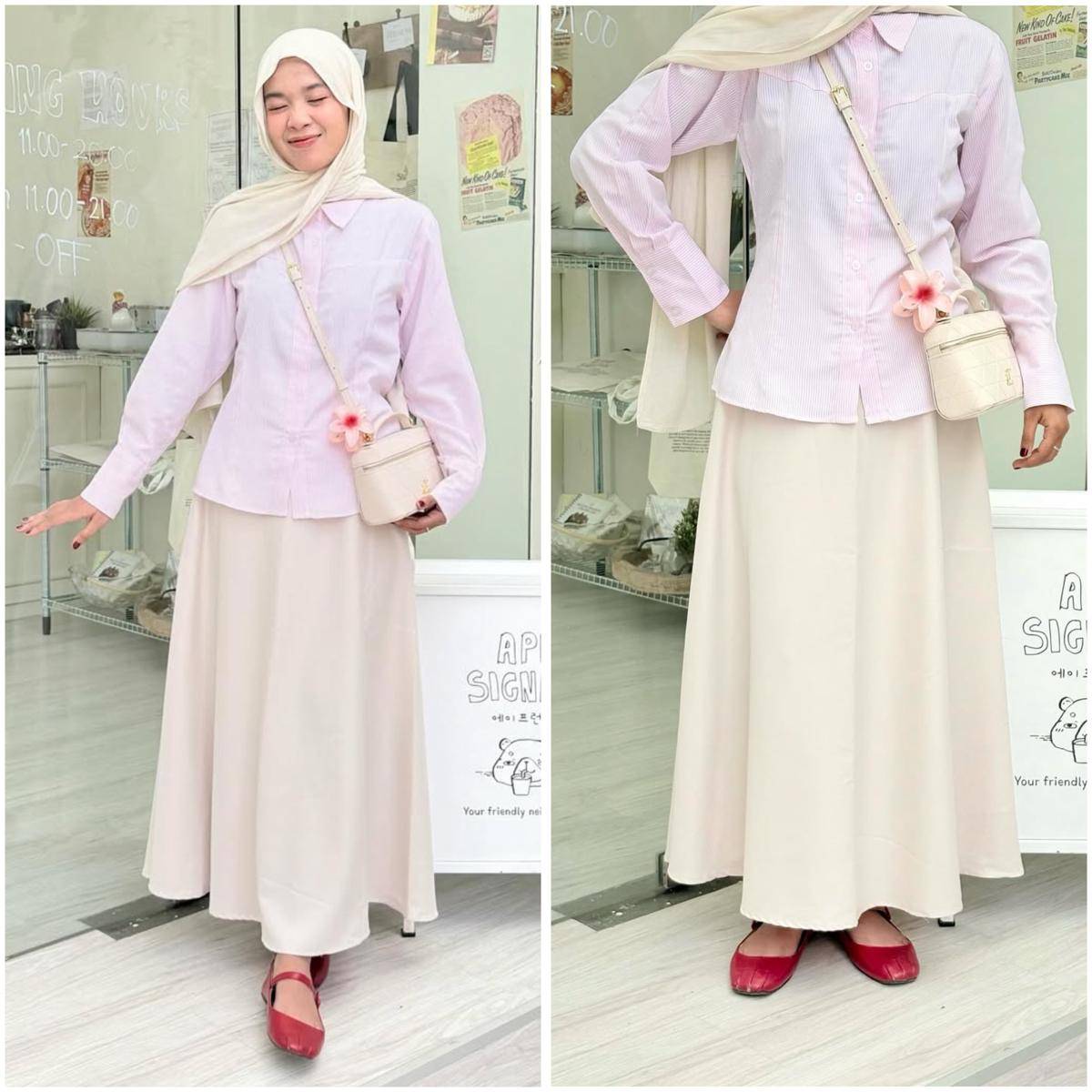 potret ide OOTD ala Giga Putri 