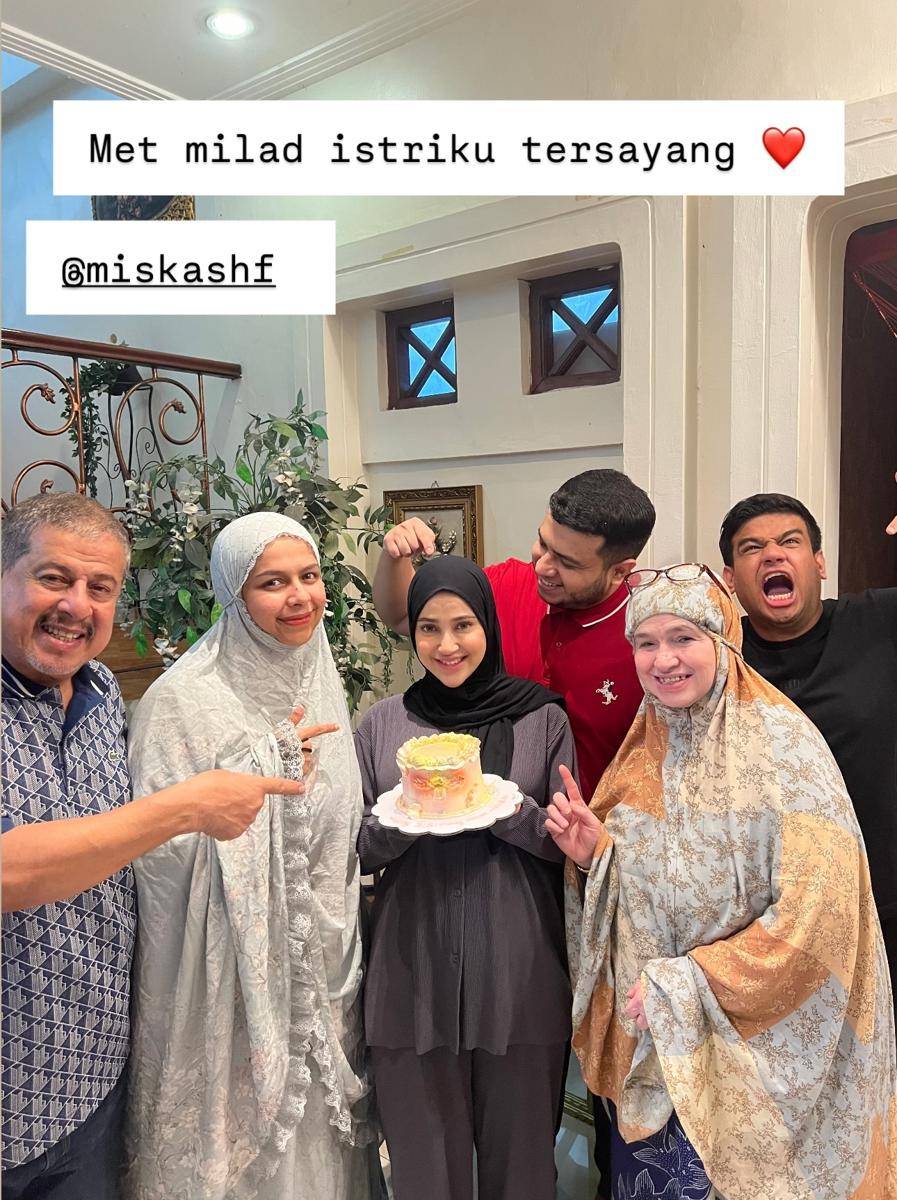 ulang tahun Yislam Jaidi dan Miskah (instagram.com/fadiljaidi)
