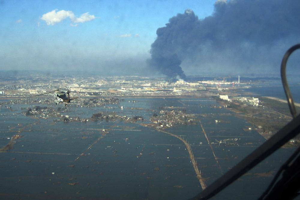 gambar kerusakan akibat tsunami Jepang pada 2011 (commons.m.wikimedia.org/U.S. Navy photo)