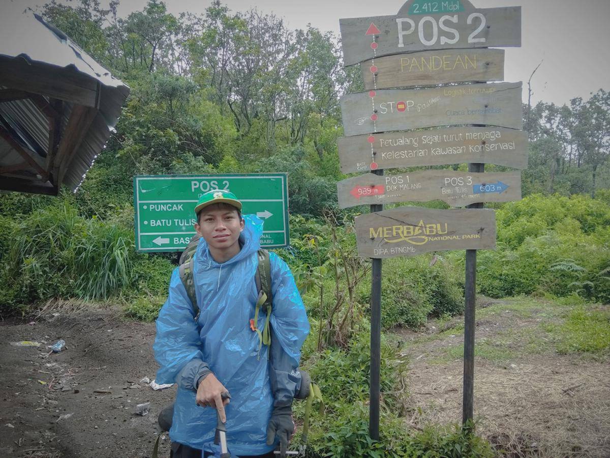 penanda di Gunung Merbabu 