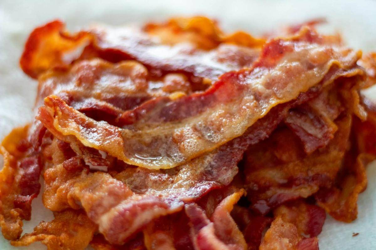 Bacon goreng.