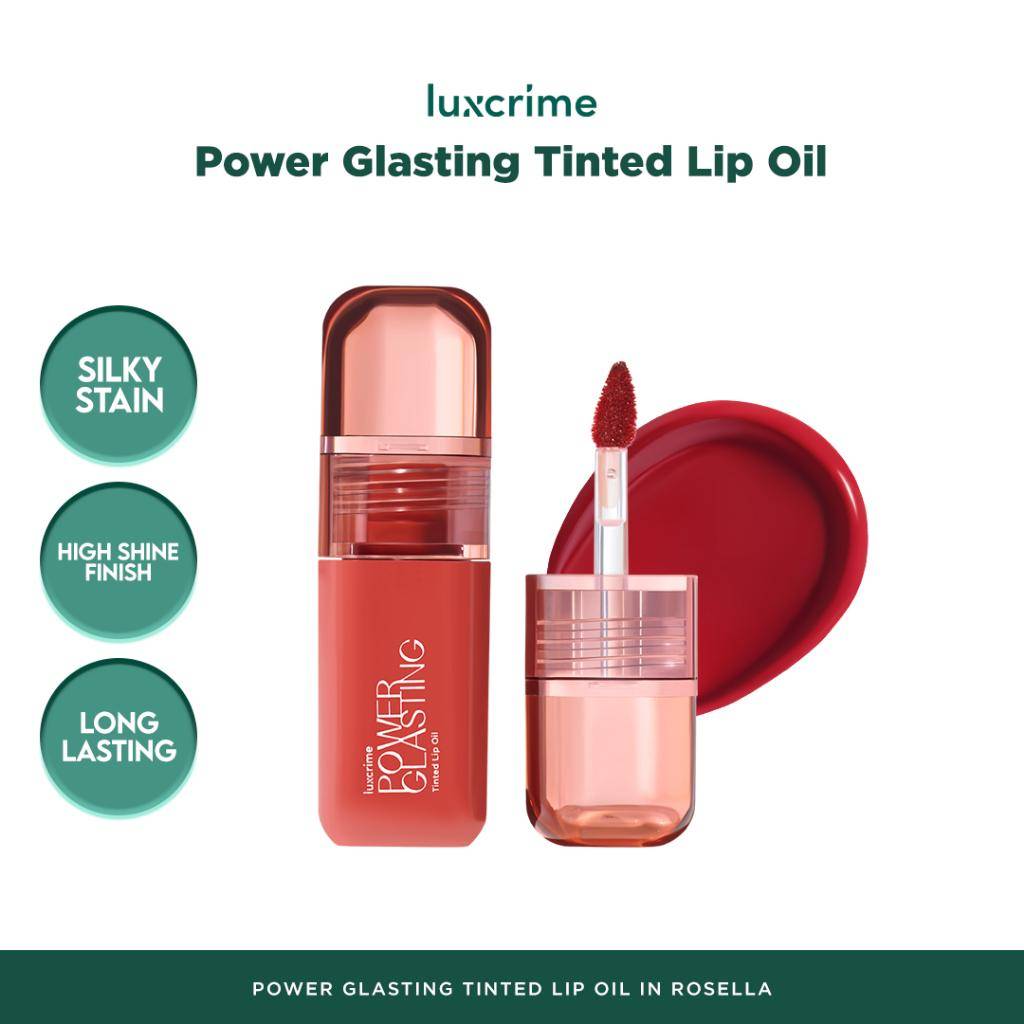 Luxcrime Power Glasting Tinted Lip Oil (shopee.co.id/Luxcrime Official Shop)