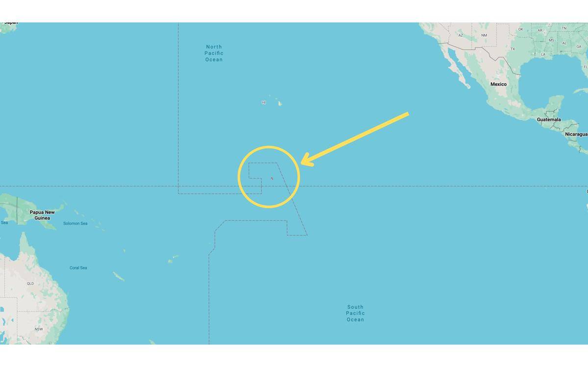 peta negara Kiribati