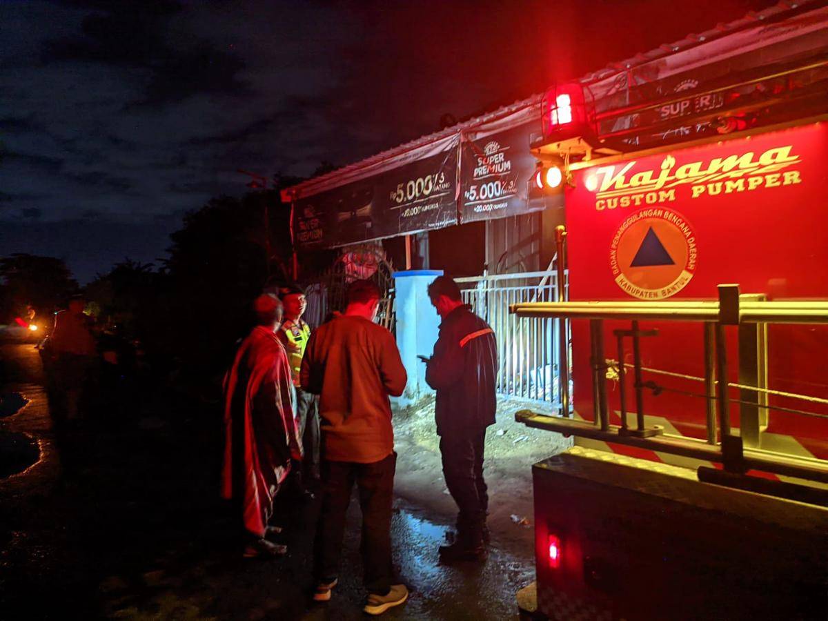 Toko kelontong di Ngablak, Sitimulyo, Piyungan, Bantul terbakar.(Dok.Polres Bantul)