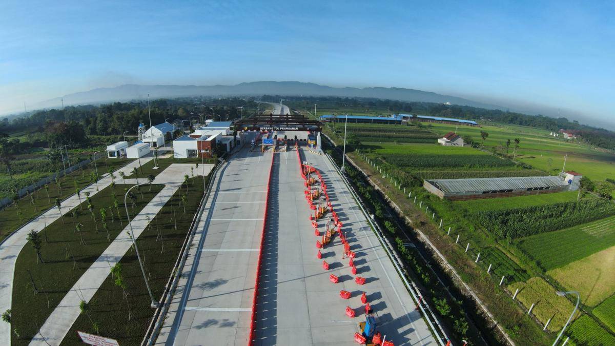 Jalan Tol Solo-Yogya Ruas Klaten-Prambanan. (Dok. PT JMJ)