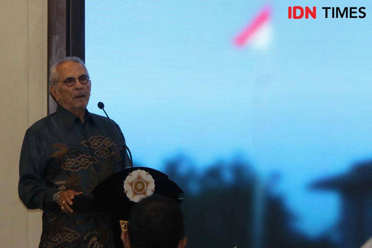 Presiden Timor Leste, Jose Ramos Horta memberikan kuliah umum di UGM. (IDN Times/Tunggul)