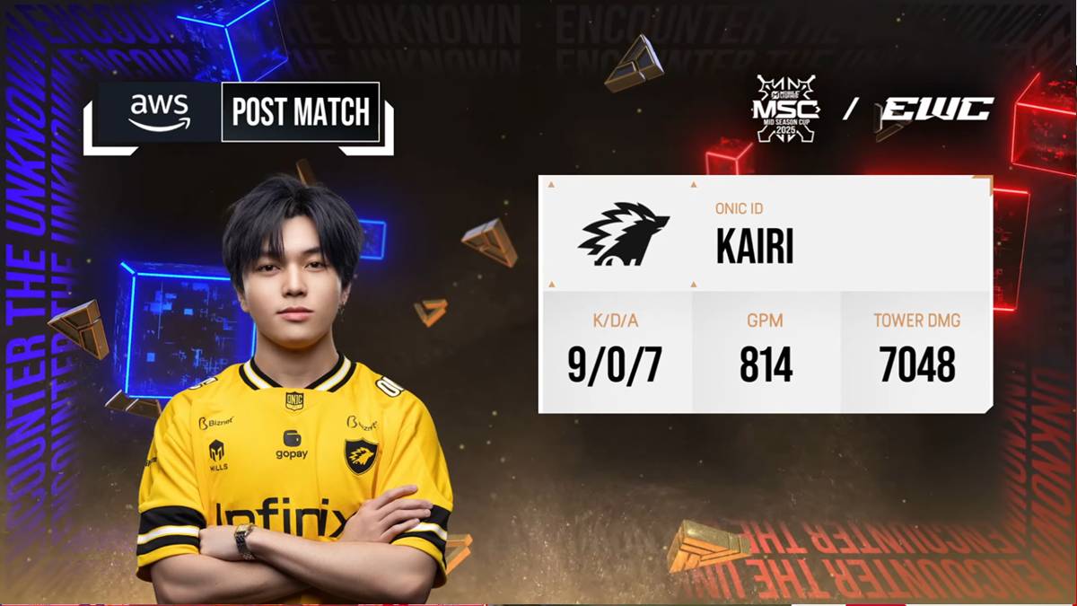 Kairi menjadi MVP dalam laga ini (youtube.com/MPL Indonesia)