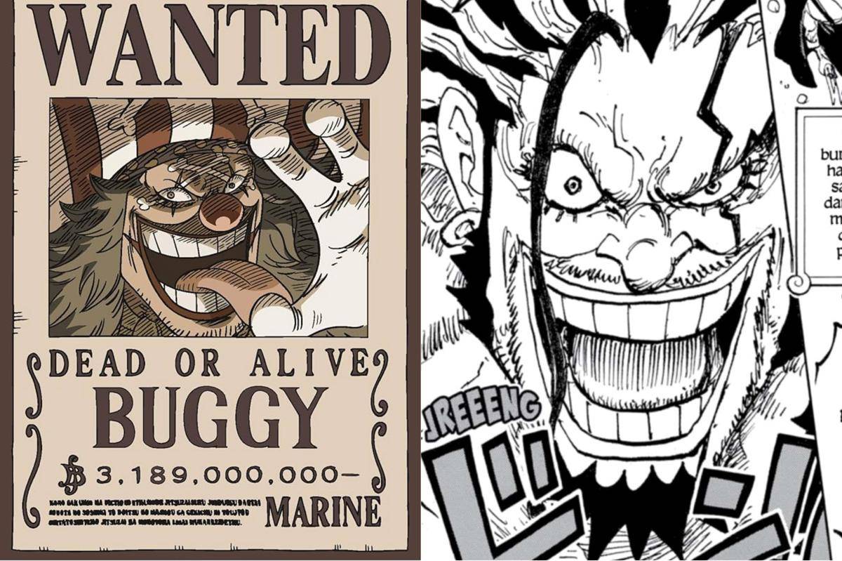 poster bounty Buggy dan Rocks D Xebec (Dok. Toei Animation & Shueisha/One Piece)
