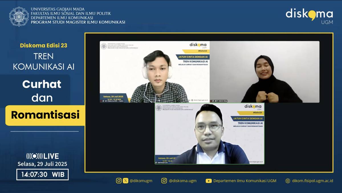 Diskusi Komunikasi Mahasiswa (Diskoma) edisi ke-23. (IDN Times/Herlambang Jati Kusumo)