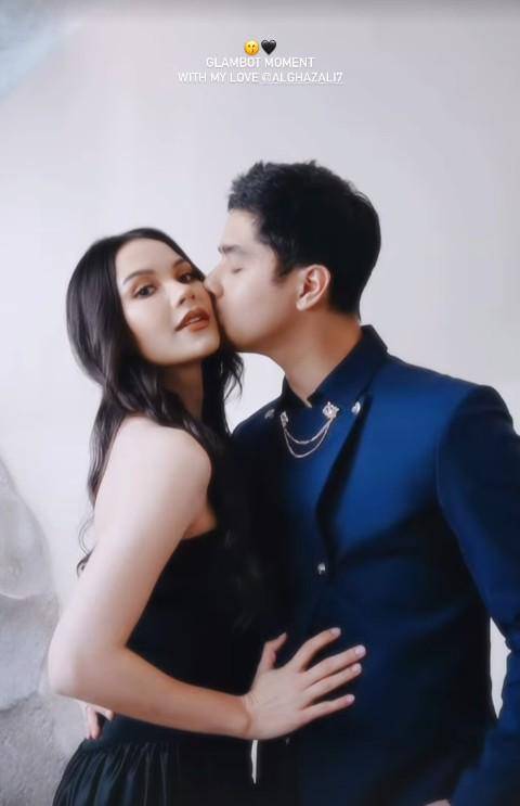 Pasangan Artis di Resepsi Luna Maya dan Maxime (Instagram.com/alyssadaguise)