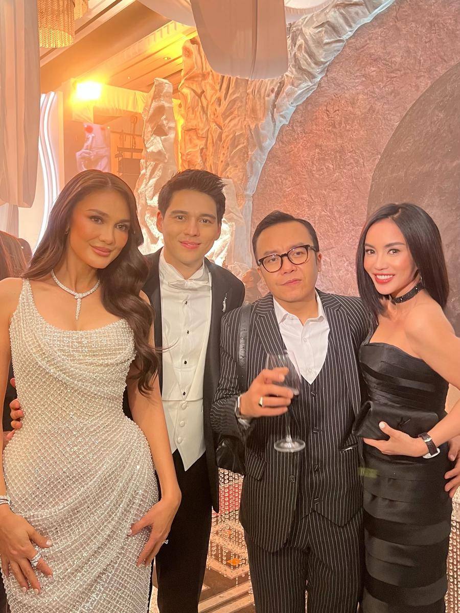 Pasangan Artis di Resepsi Luna Maya dan Maxime (Instagram.com/ari_lasso)