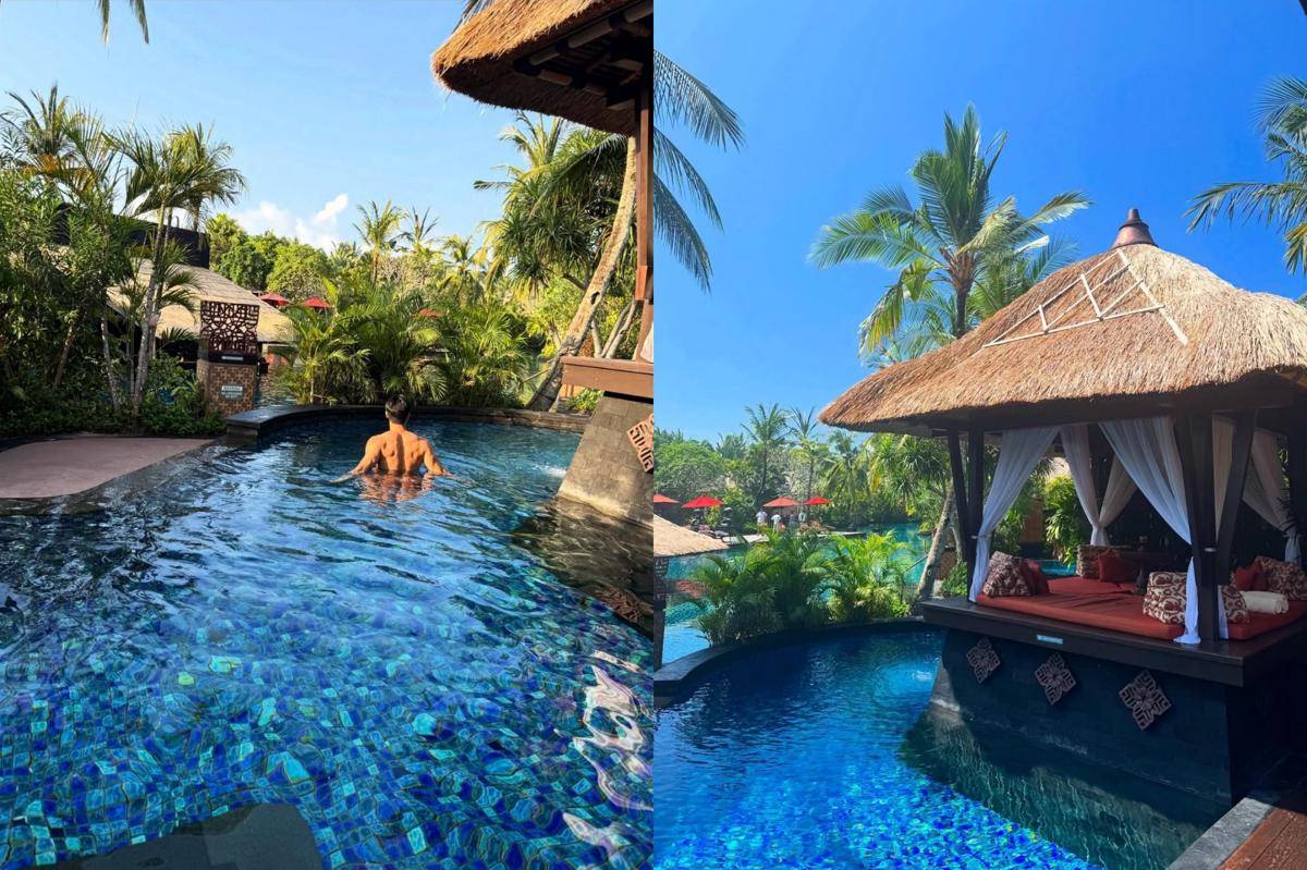 Siwon liburan di The St. Regis Bali Resort