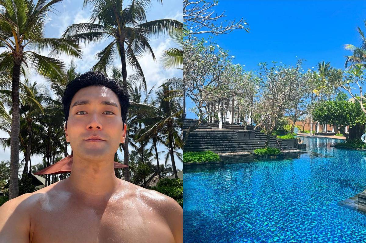 Siwon liburan di The St. Regis Bali Resort