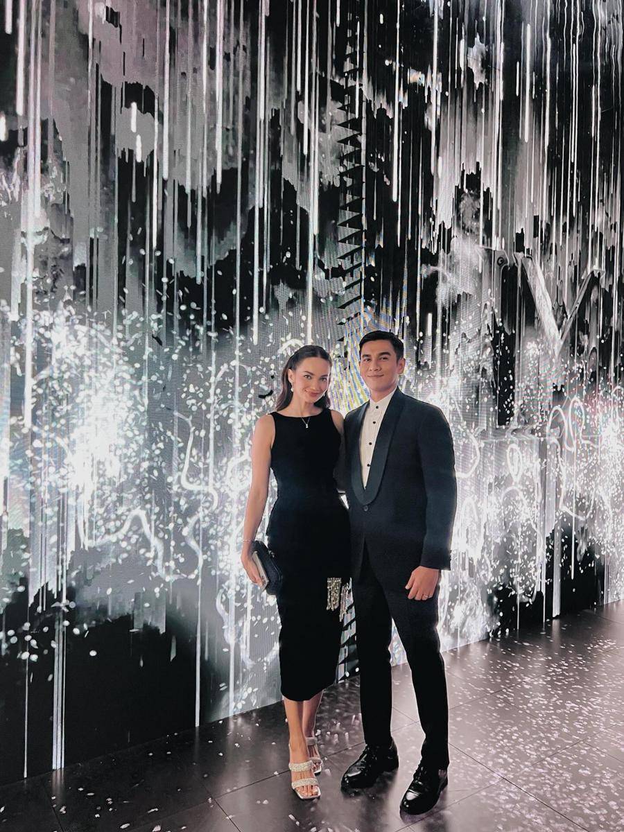 Pasangan Artis di Resepsi Luna Maya dan Maxime (Instagram.com/enzystoria)
