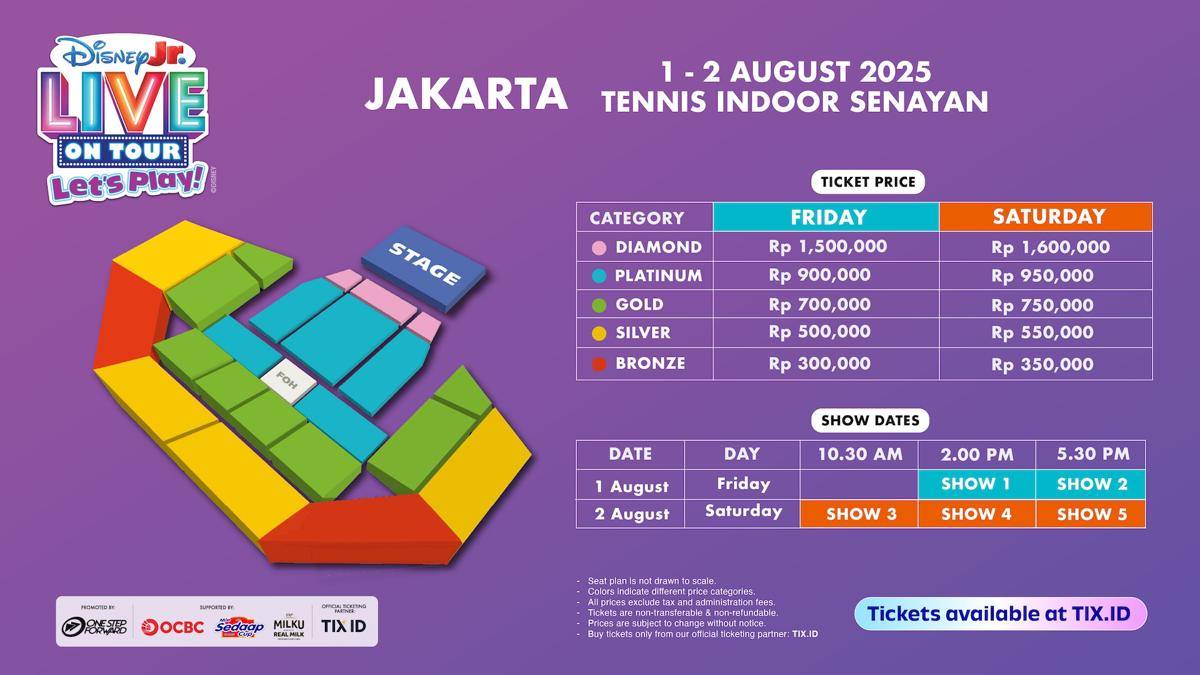 Disney Junior Live in Jakarta dan Bekasi