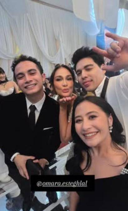 Prilly hadiri pernikahan Luna dan Maxime (Instagram.com/prillylatuconsina96)
