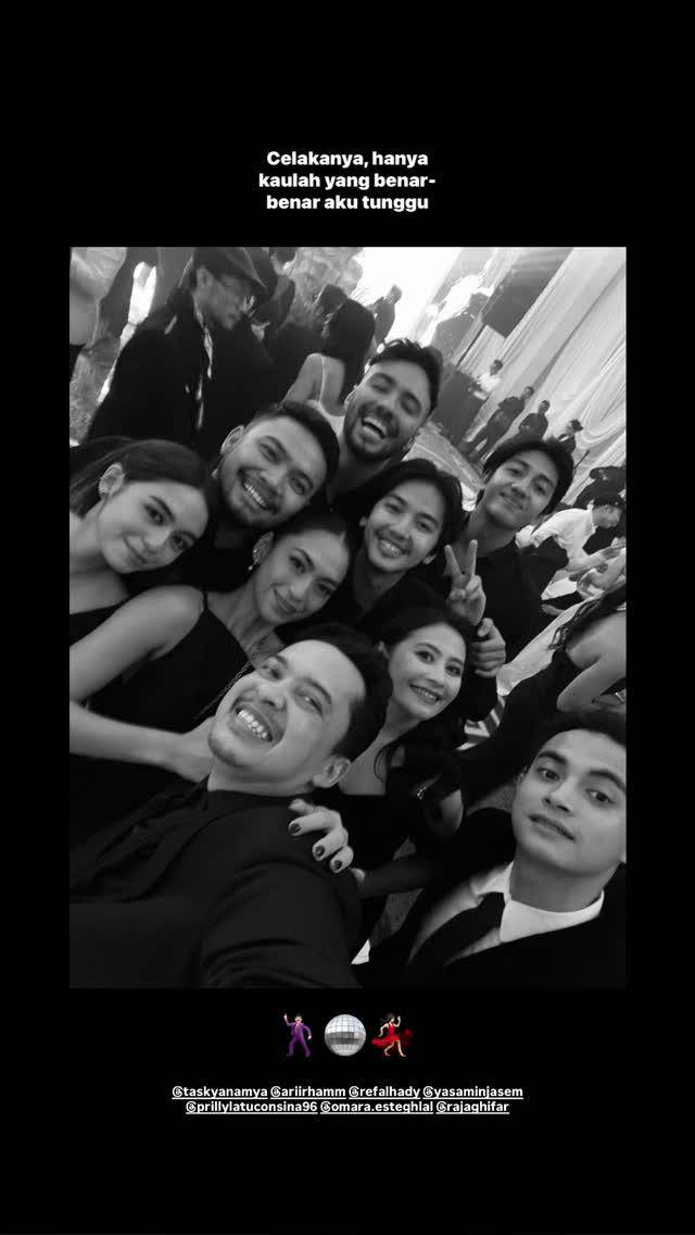 Prilly hadiri pernikahan Luna dan Maxime (Instagram.com/prillylatuconsina96)
