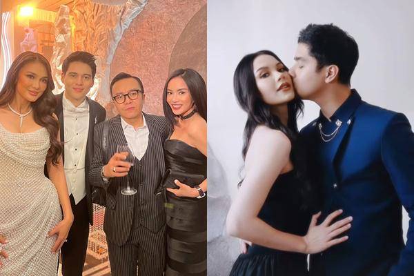Pasangan Artis di Resepsi Luna Maya dan Maxime (Instagram.com/ari_lasso)