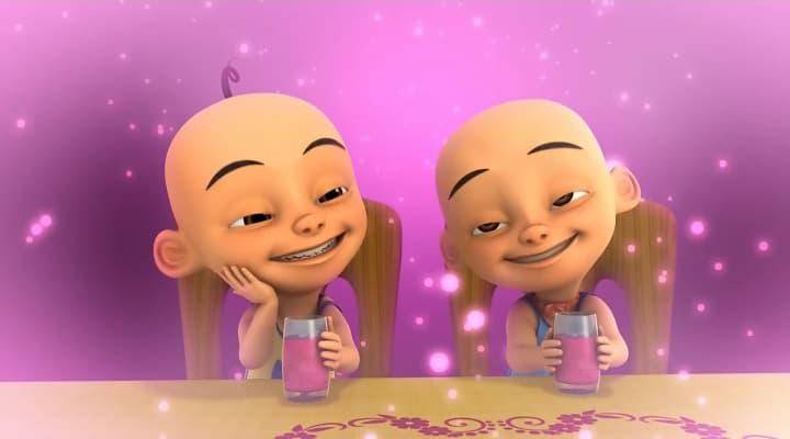jus buah naga di Upin & Ipin (youtube.com/Les' Copaque Production)