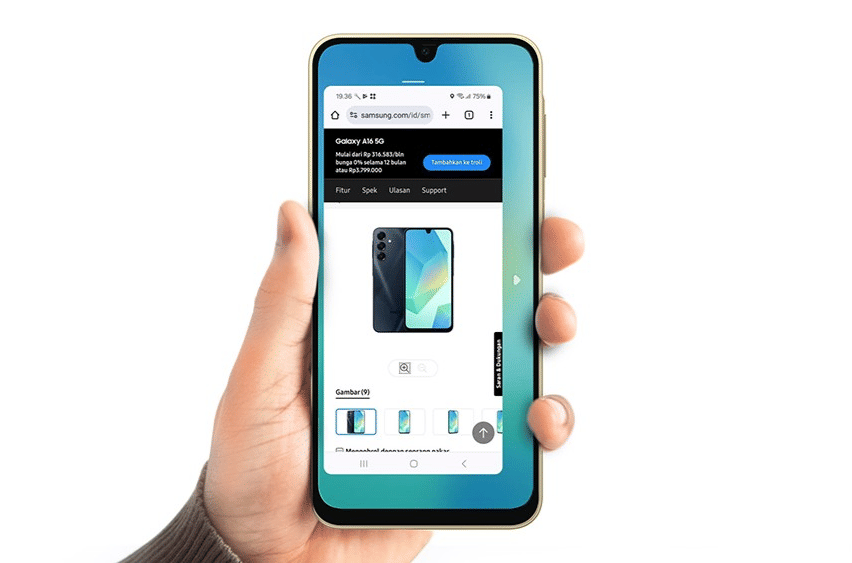 ilustrasi HP Samsung