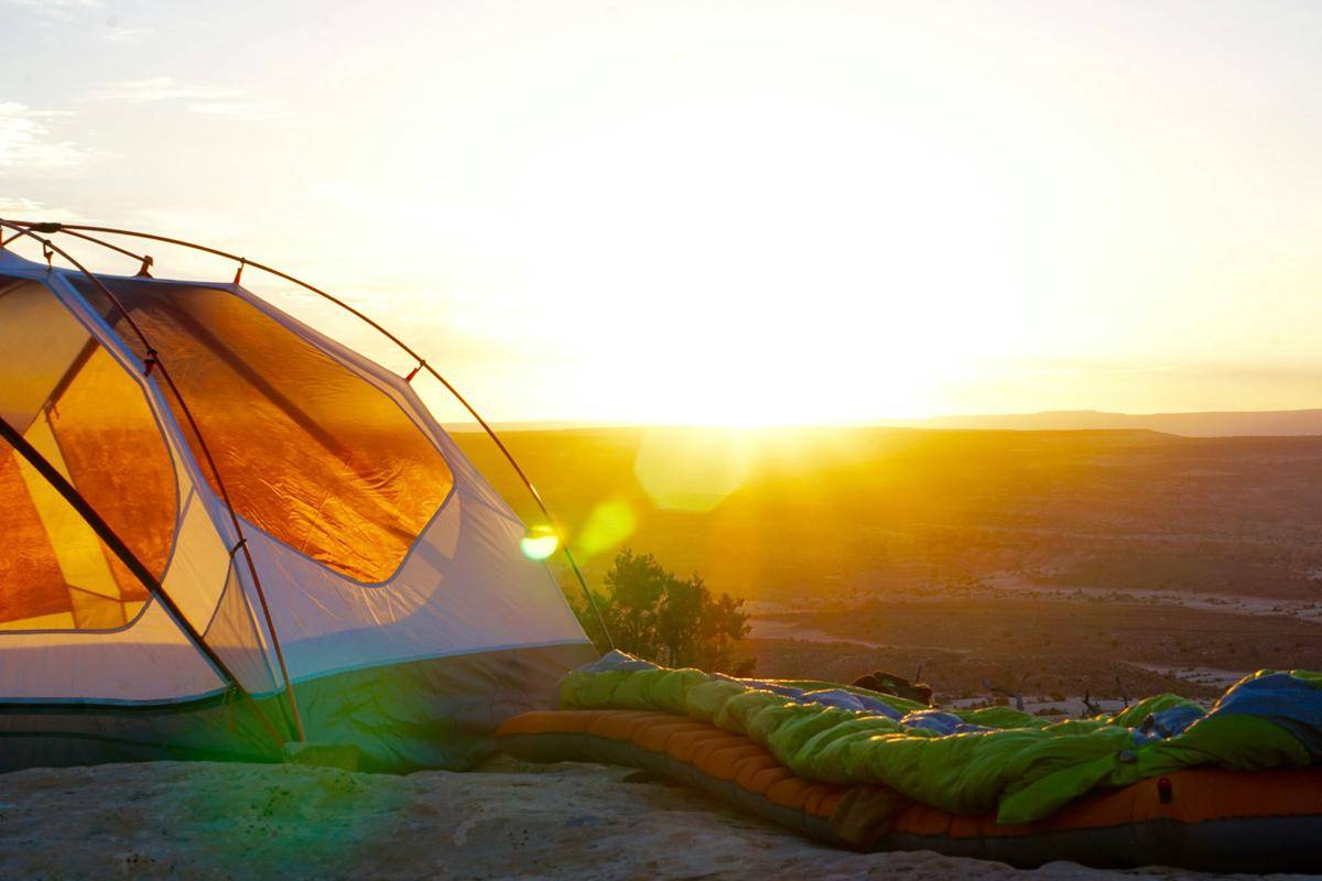 ilustrasi sleeping bag