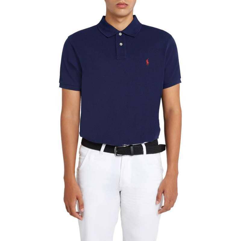 POLO 38 Shirt Custom Fit 100% Cotton Navy (blibli.com/POLO INDONESIA Flagship Store)