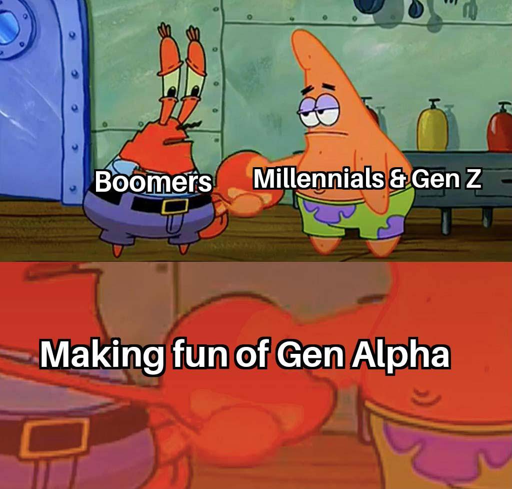 meme SpongeBob tentang generasi milenial (reddit.com/user/Internet_Student_23)