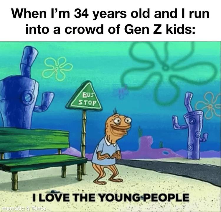 meme SpongeBob tentang generasi milenial (reddit.com/r/BikiniBottomTwitter)