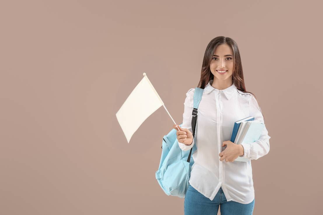 ilustrasi beige flag (canva.com/pixelshot)