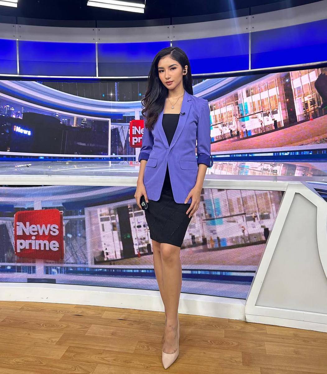 padu padan outfit feminin untuk ngantor (instagram.com/babykristami)