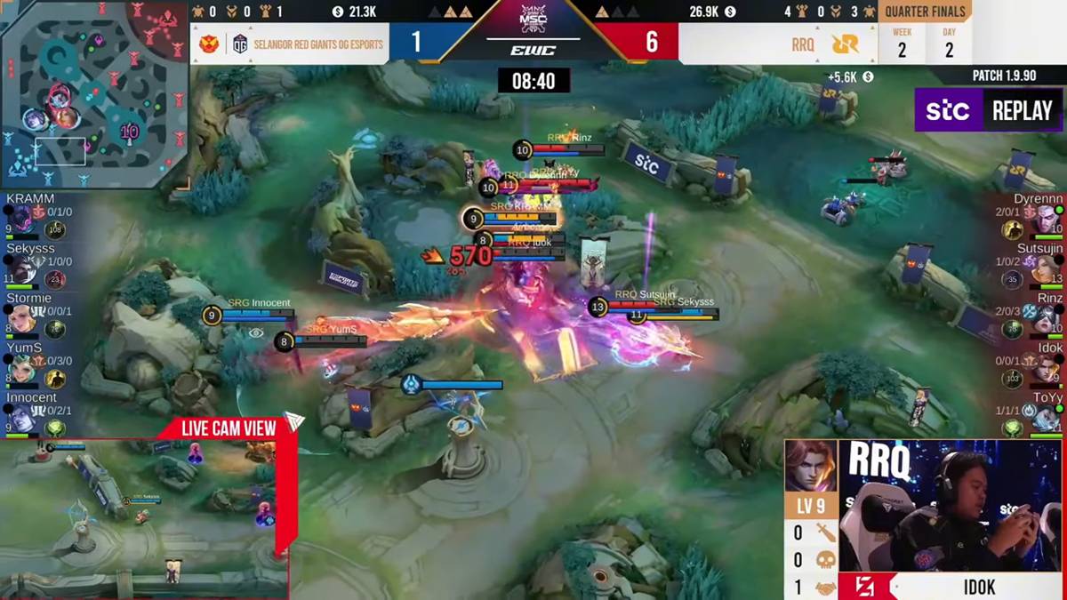 Sutsujin bermain lebih baik dengan hero assassin (youtube.com/MPL Indonesia)