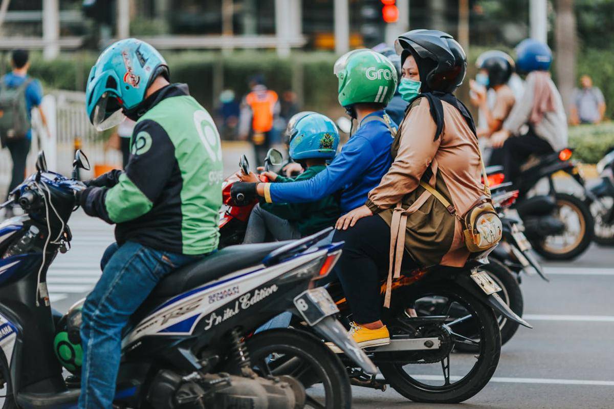 Potret ojek online