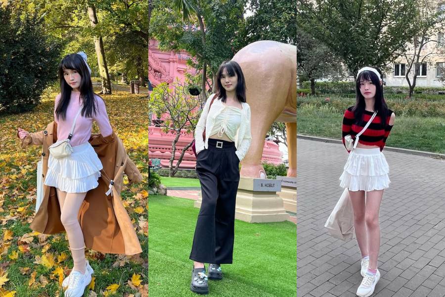 OOTD liburan ala Louise CoC (instagram.com/lousabela)