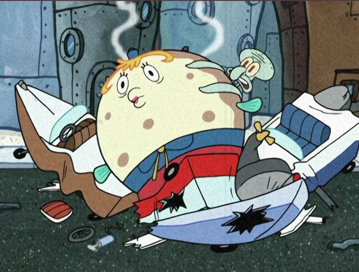 cuplikan kecelakaan lalu lintas karena SpongeBob ugal-ugalan (dok. Nickelodeon/ SpongeBob SquarePants)