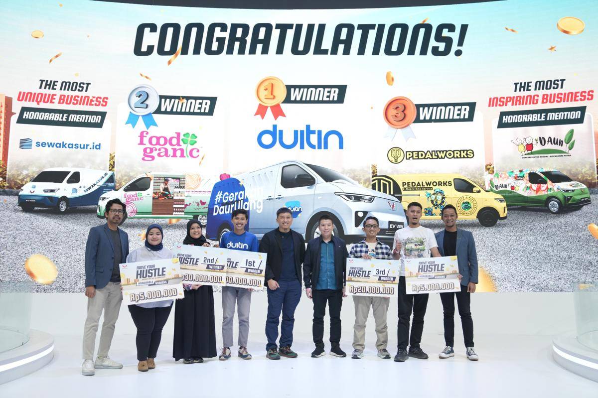 Wuling Umumkan Pemenang Kompetisi “Move Your Hustle” Bersama Mitra EV di GIIAS 2025.JPG