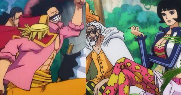 Roger, Rayleigh dan Shakuyaku - One Piece