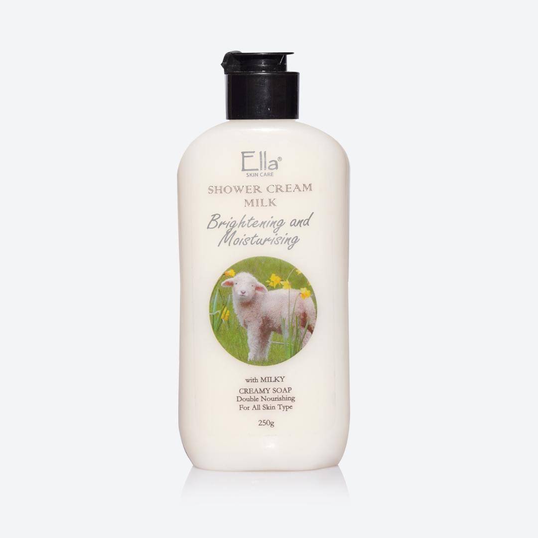 Ella Skincare Shower Cream Milk Brightening and Moisturising (ellaskincare.co.id) 