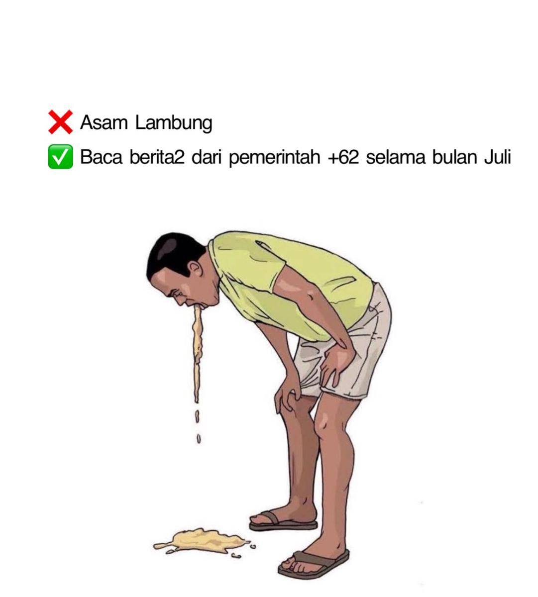 Meme tentang hidup di negeri sendiri