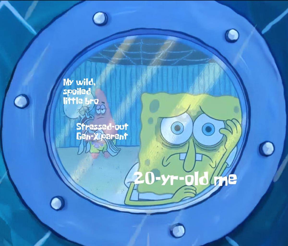 meme SpongeBob tentang umur 20-an (reddit.com/user/ArkiSponge2000)