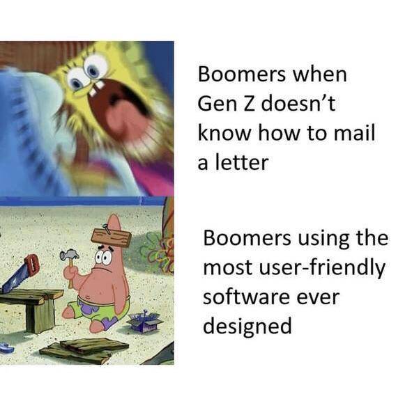 meme SpongeBob tentang generasi Z (reddit.com/user/ravishingrose_)