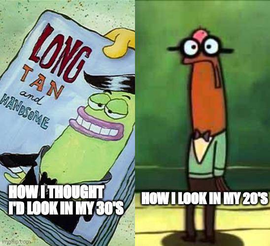 meme SpongeBob tentang umur 20-an (reddit.com/r/BikiniBottomTwitter)