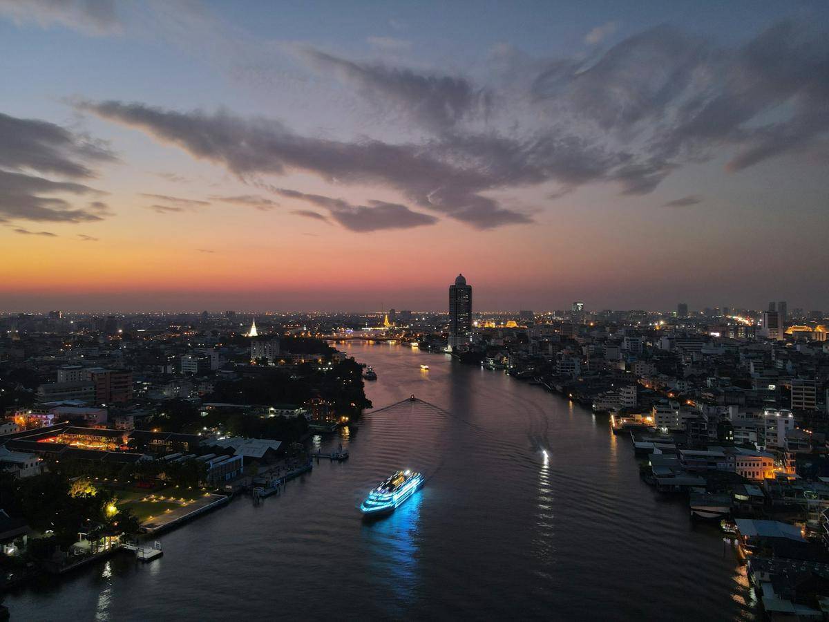ilustrasi Chao Phraya River, Thailand