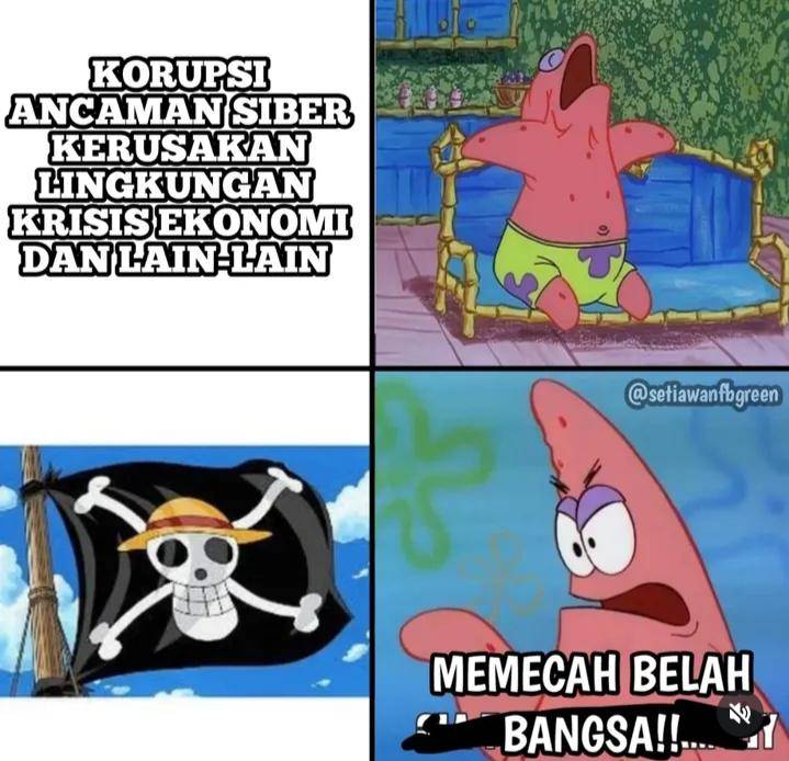 meme bendera One Piece (instagram.com/setiawanfbgreen)