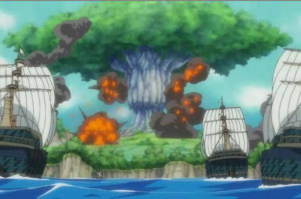 potret insiden Ohara (dok. Toei Animation/One Piece)