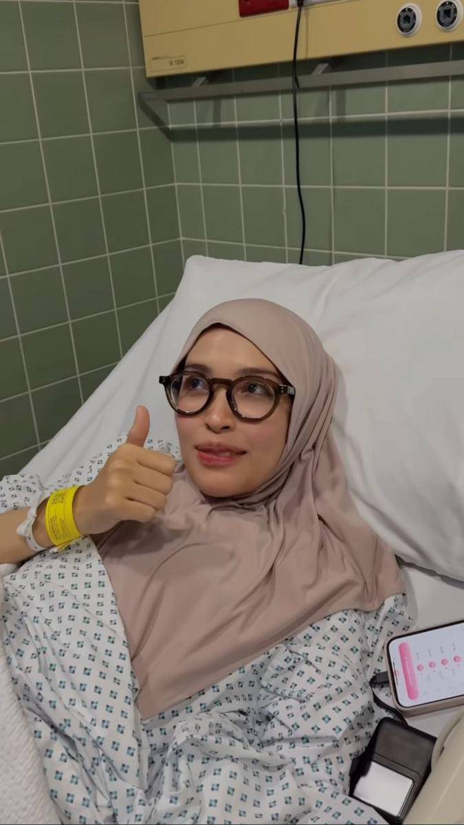 momen persalinan Hamidah Rachmayanti (instagram.com/hamidahrachmayanti)