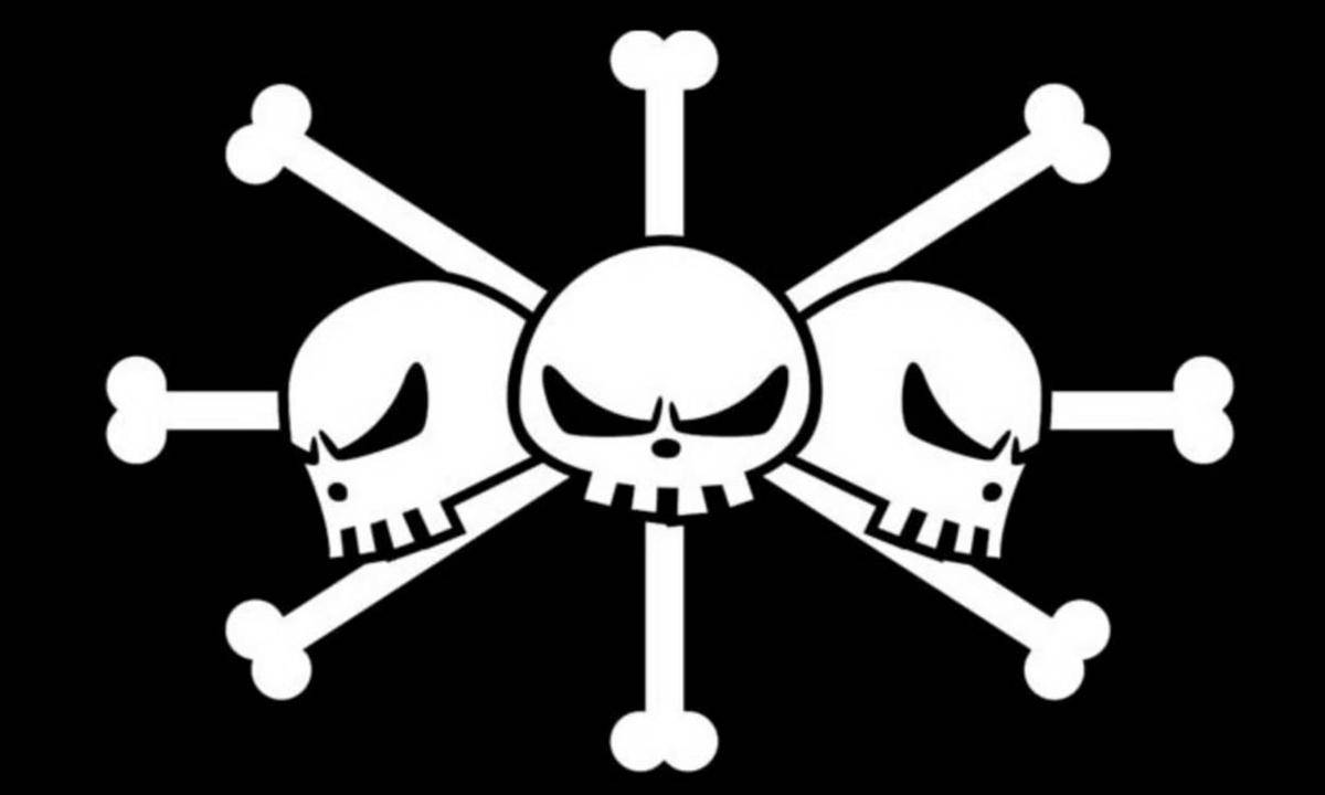 Bendera Jolly Roger milik Blackbeard