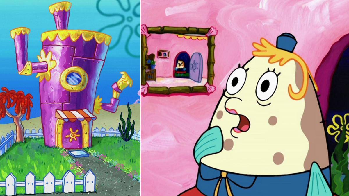 rumah Nyonya Puff yang di dalamnya terdapat pajangan foto rekursif (dok. Nickelodeon/SpongeBob SquarePants)