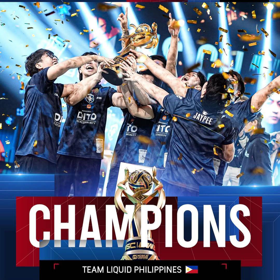 Team Liquid PH Champions MSC EWC 2025 (instagram.com/mlbbesports_official) 