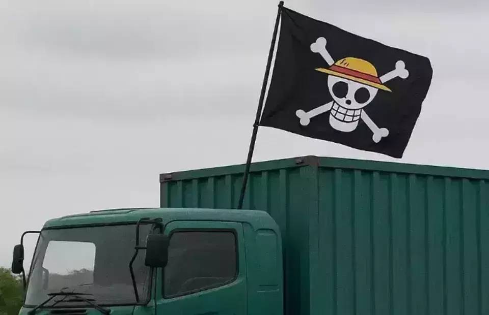 Fenomena pengibaran bendera bajak laut One Piece. (TikTok/@tiktokhubpages)